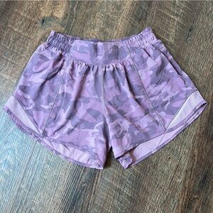 lululemon athletica Purple Camouflage Athletic Shorts
